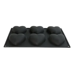 Martellato Siliconen Vorm Hart 74,5x68mm (6) 29x17cm