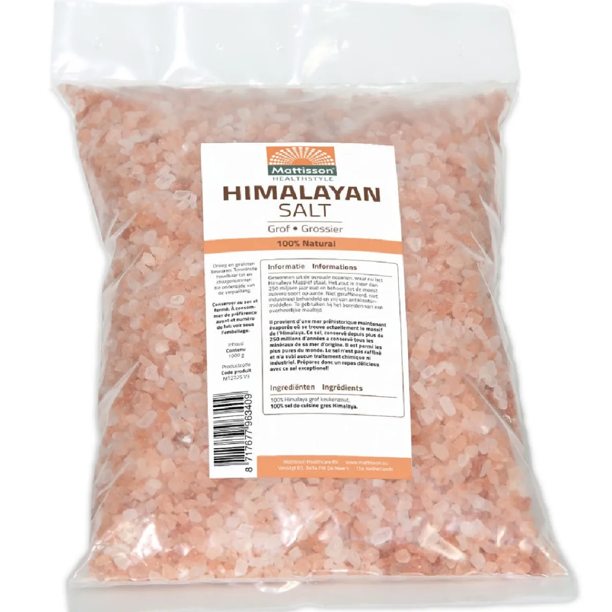 Mattisson Himalaya Zout Grof 1kg Hot