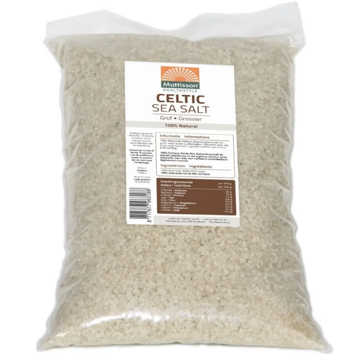 Mattisson Keltisch Zeezout Grof 1kg Sale