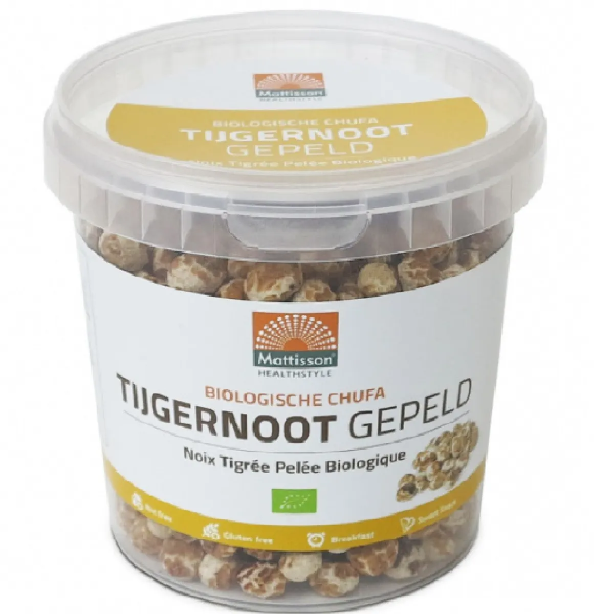 Mattisson Tijgernoten Gepeld Biologisch 450g Online