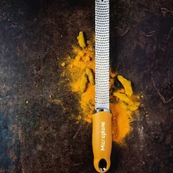 Microplane Rasp Zester Mosterd Geel Hot