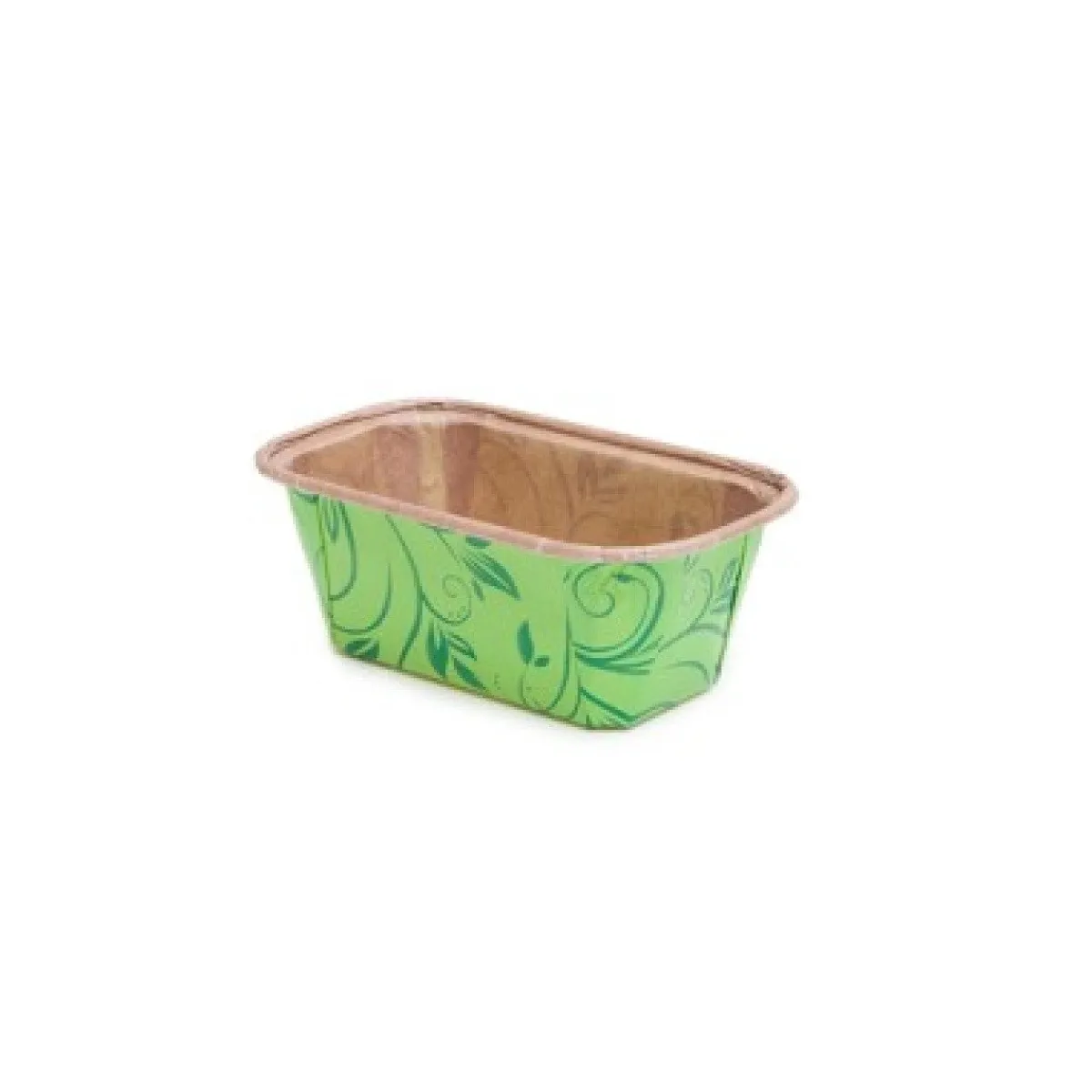 Overig Mini Cakevorm Karton 8x4x4cm Groen (per stuk) Discount