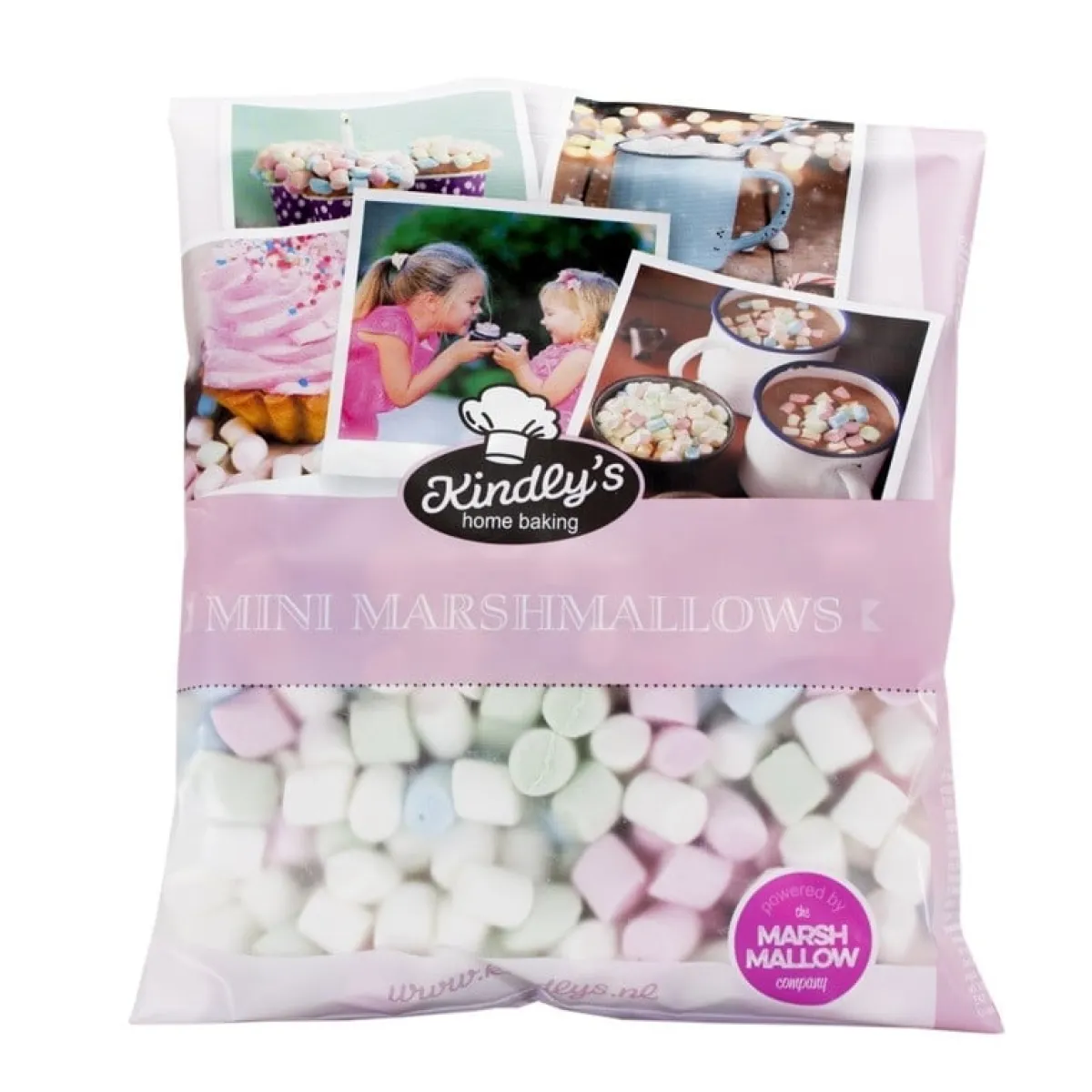 Marshmallow Company Mini Marshmallow Pastel Mix 150 gr. Hot