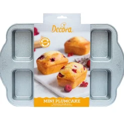 Decora Mini Plumcake Bakvorm 9,5x6,3cm 8st.