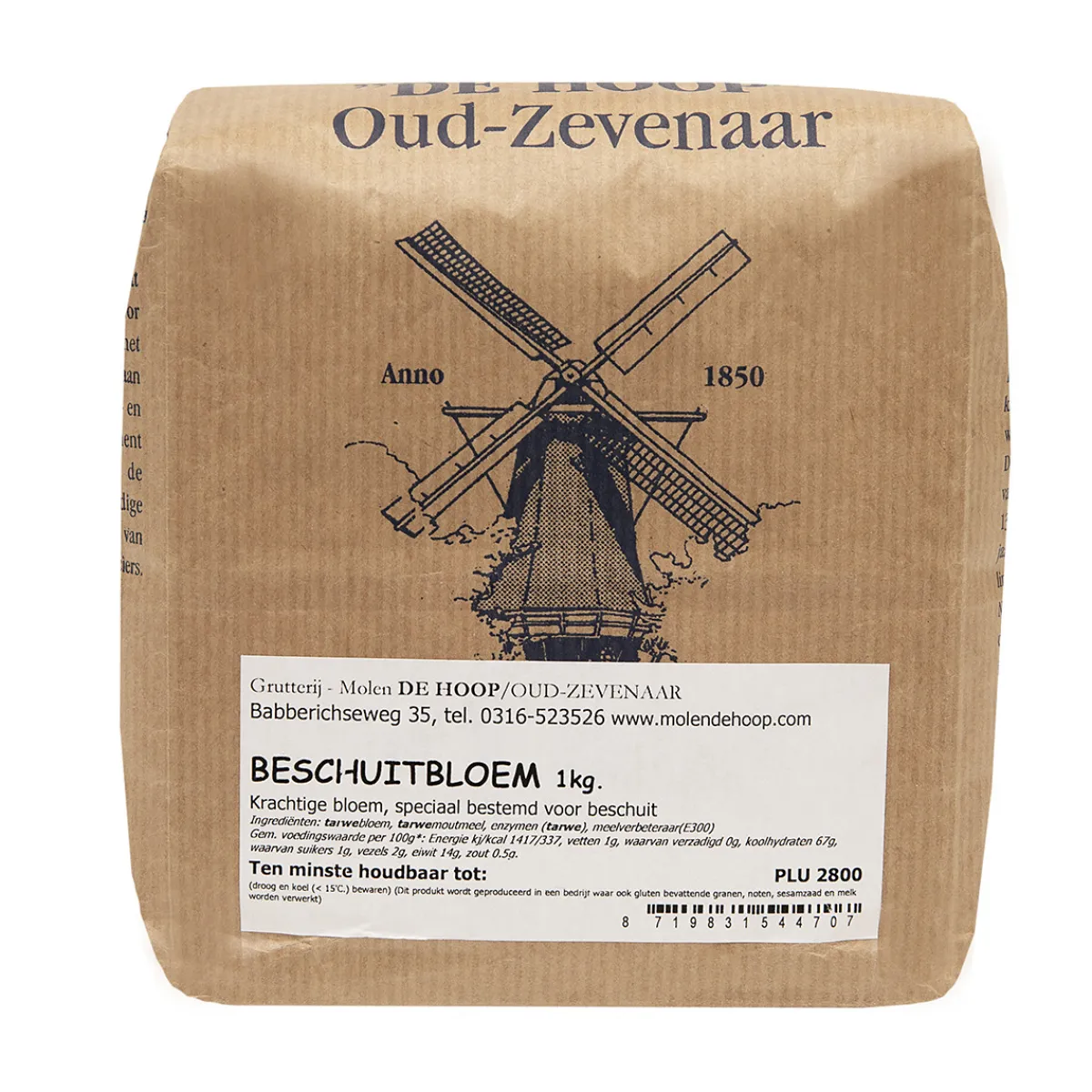 Molen de Hoop Beschuitbloem 1kg Hot