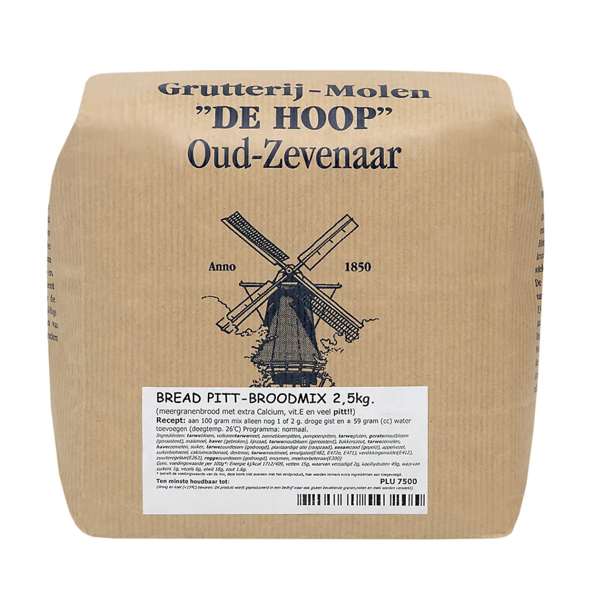 Molen de Hoop Bread Pitt Broodmix 2,5kg Best