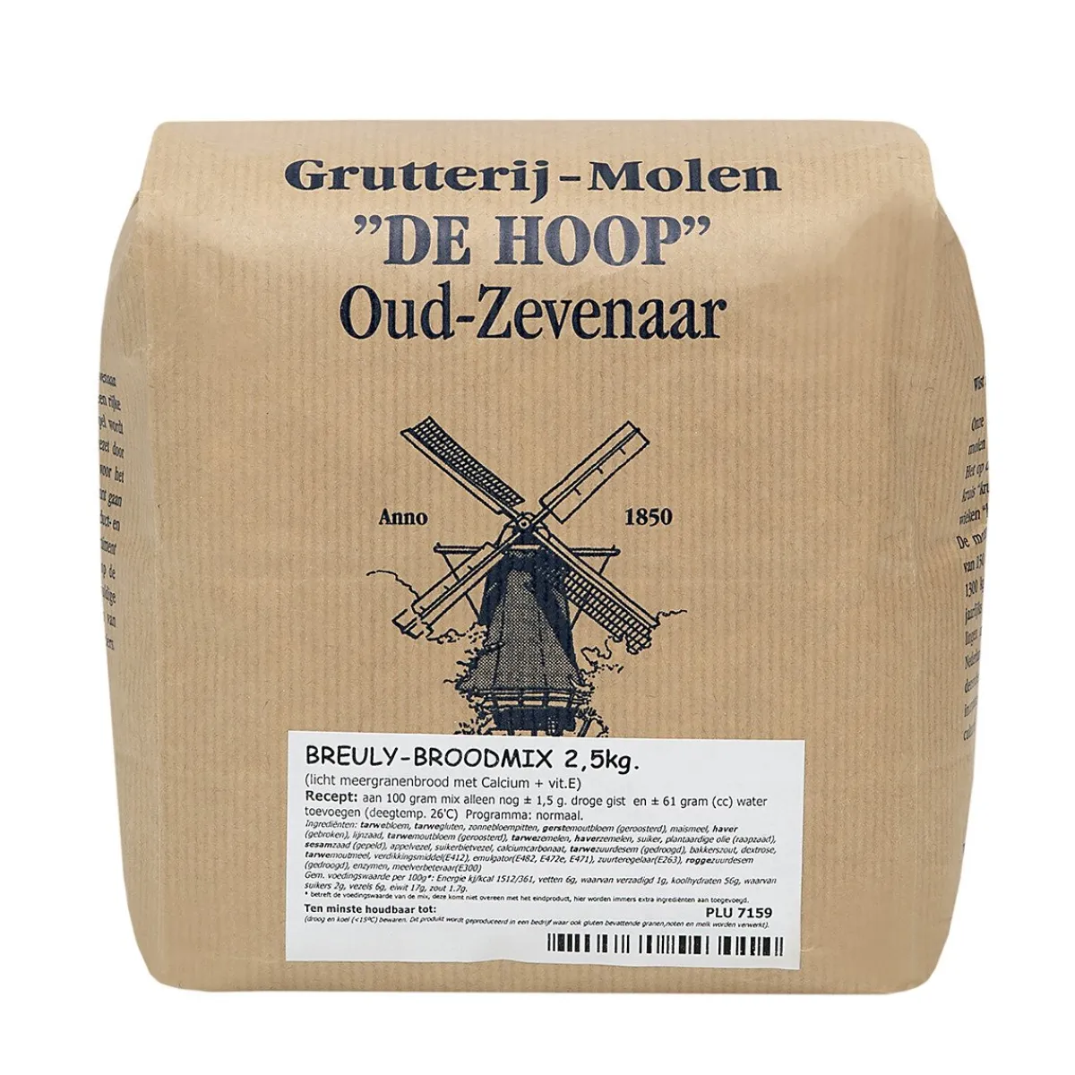 Molen de Hoop Breuly Broodmix 2,5kg New