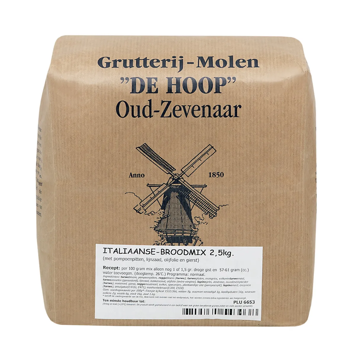 Molen de Hoop Italiaanse Broodmix 2,5kg Discount