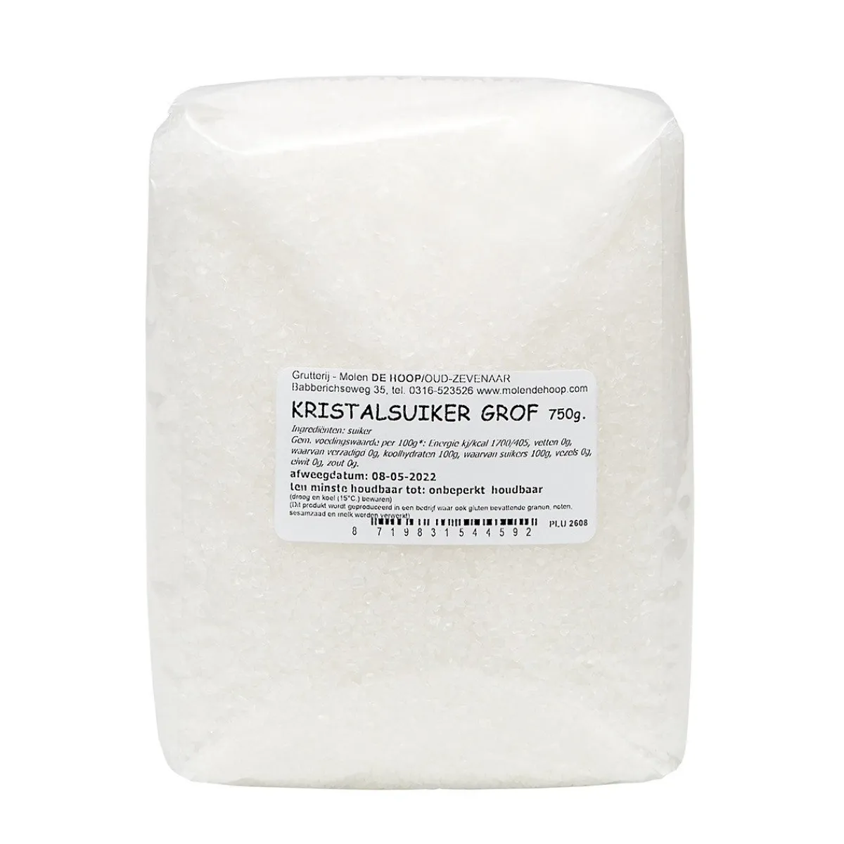 Molen de Hoop Kristalsuiker Grof 750g Best