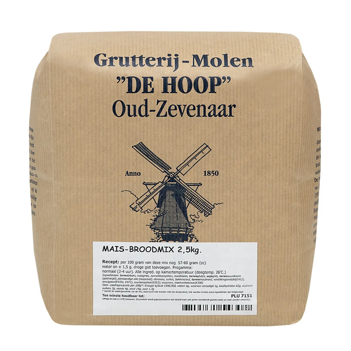 Molen de Hoop Maisbrood Mix 2,5kg Clearance