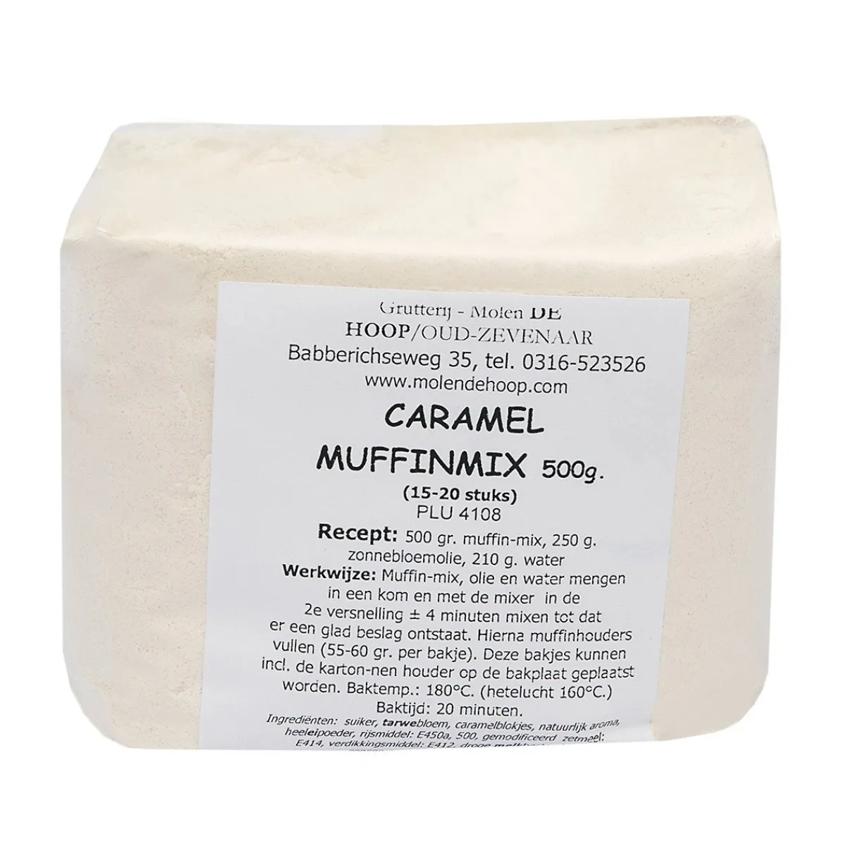 Molen de Hoop Muffin-mix Caramel 500gr Clearance