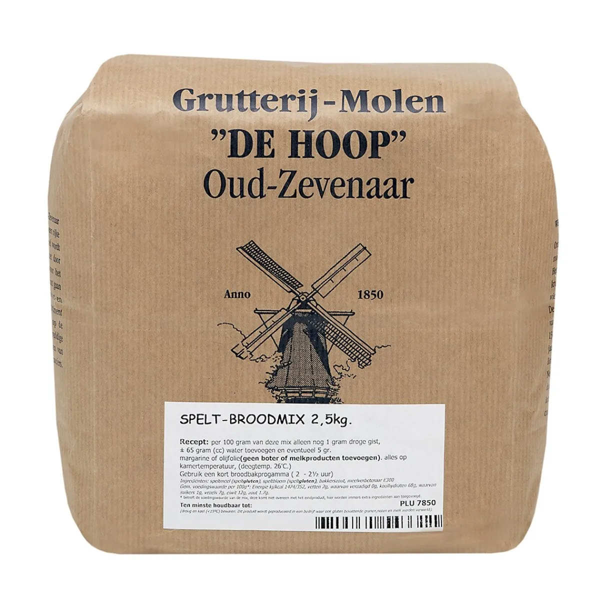 Molen de Hoop Speltbroodmix 2,5kg Best
