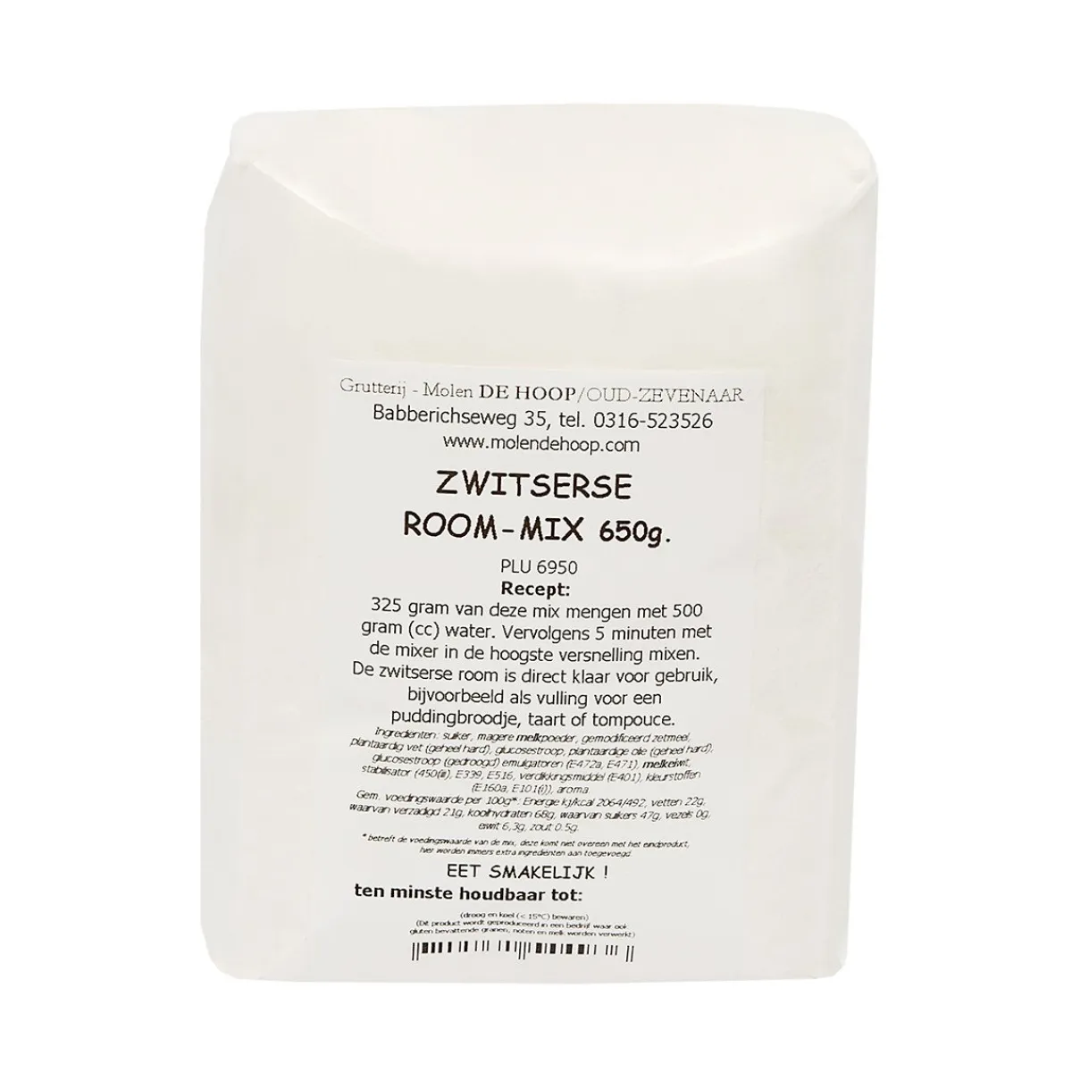 Molen de Hoop Zwitserse Roommix 650g Sale