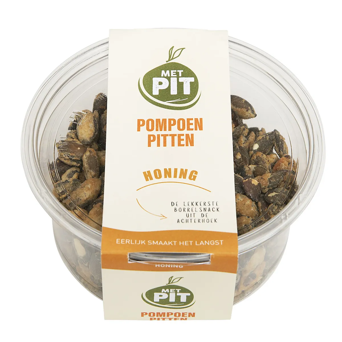 Met Pit Nederlandse Pompoenpitten Honing 150g Hot