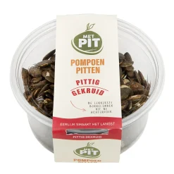 Met Pit Nederlandse Pompoenpitten Pittig Gekruid 150g New