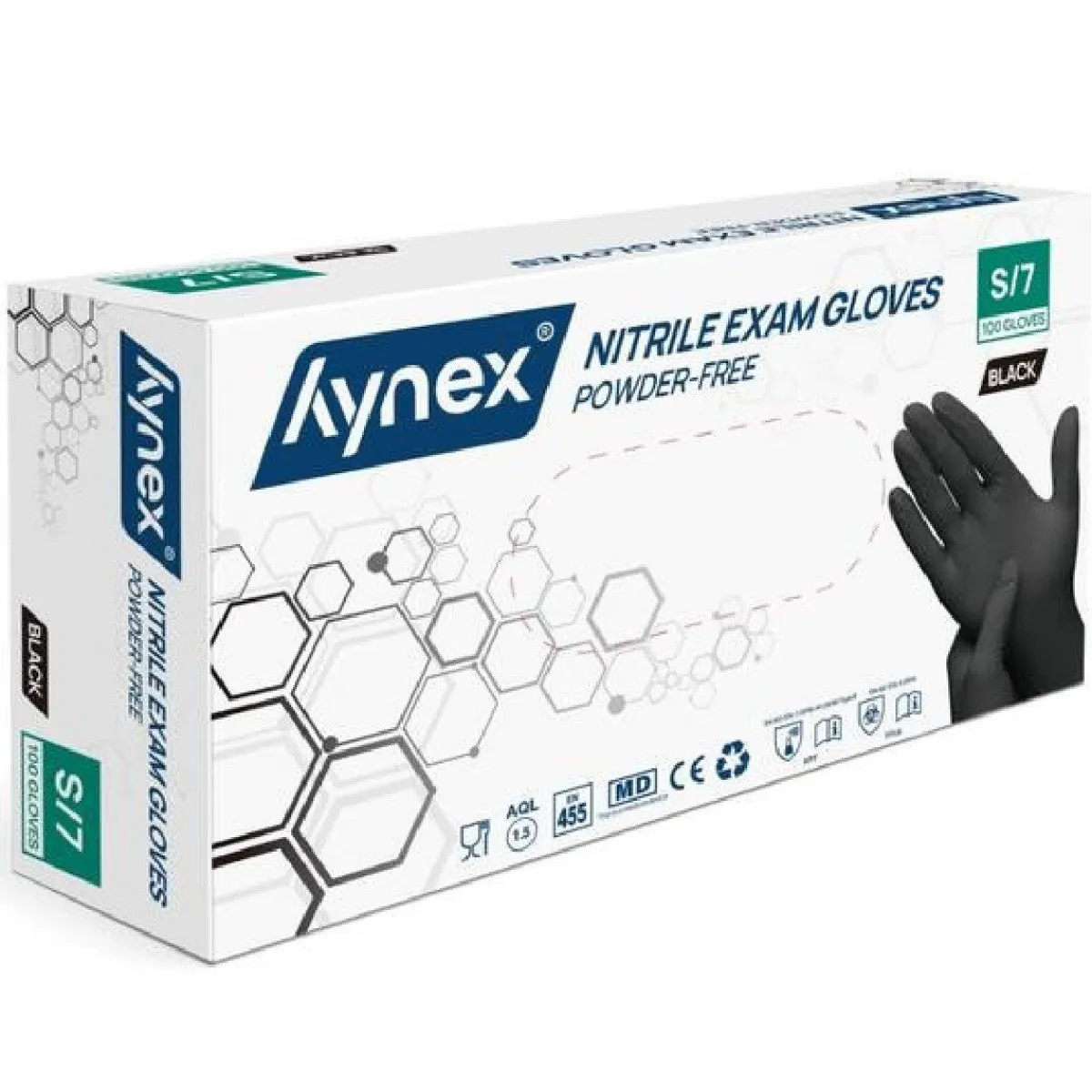 Overig Nitril Handschoenen (Wegwerp) Zwart 100st. - Maat S Best