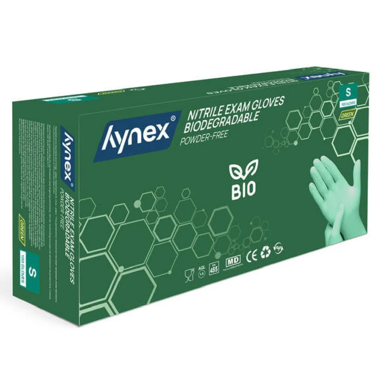 Overig Nitril Handschoenen (Wegwerp) BIO Groen 100st. - Maat S
