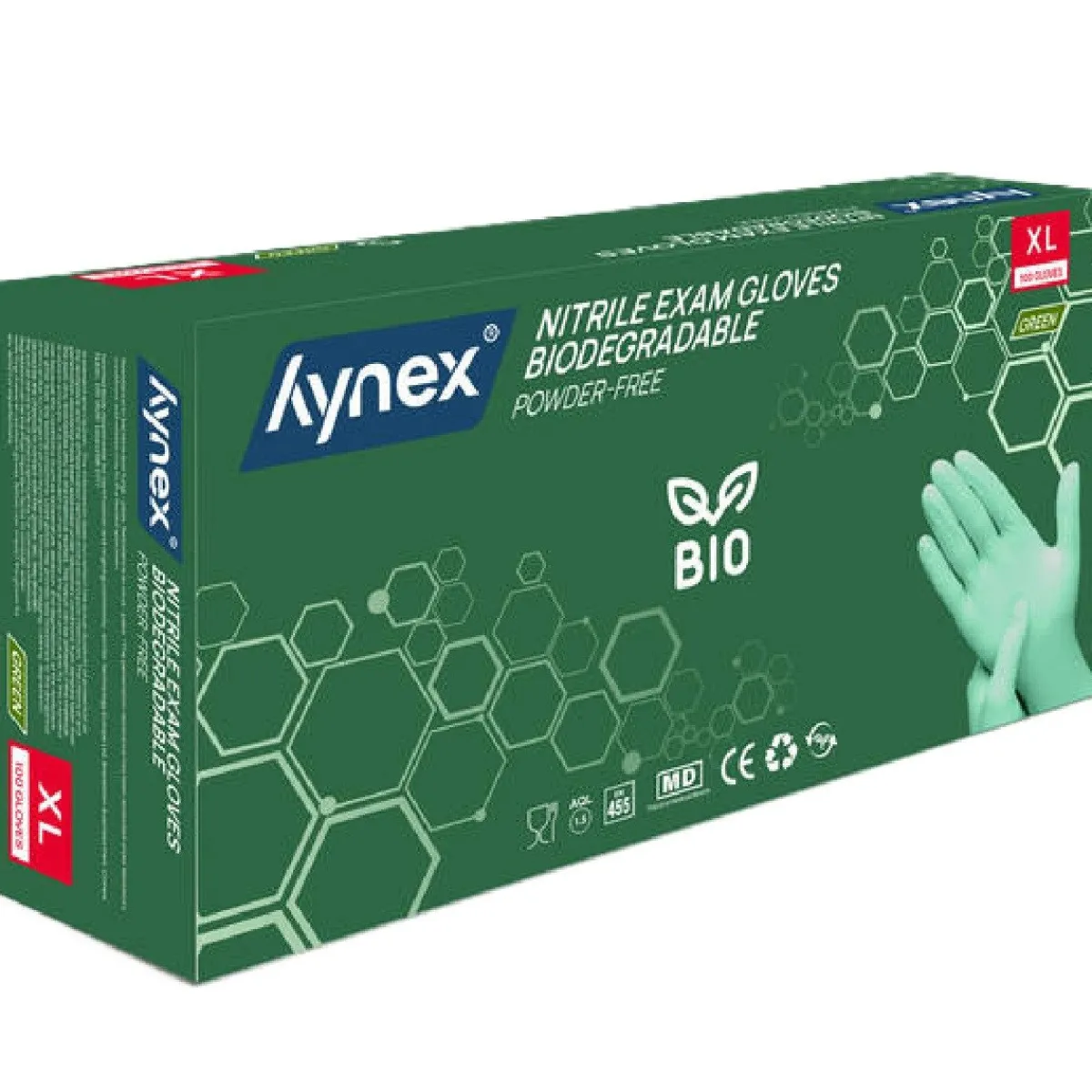Overig Nitril Handschoenen (Wegwerp) BIO Groen 100st. - Maat XL