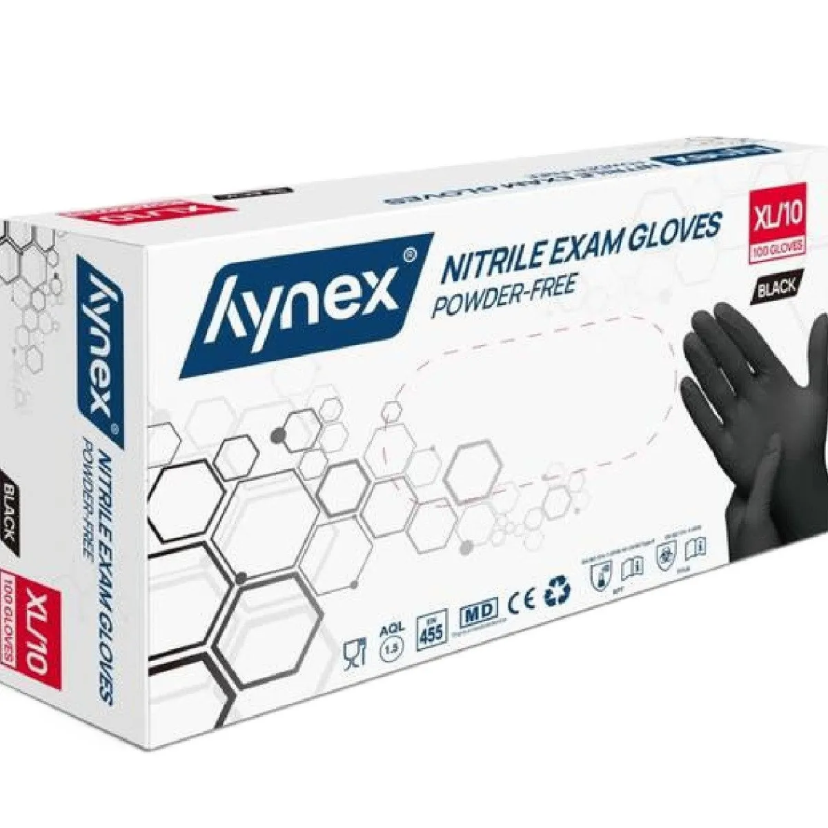 Overig Nitril Handschoenen (Wegwerp) Zwart 100st. - Maat XL Sale
