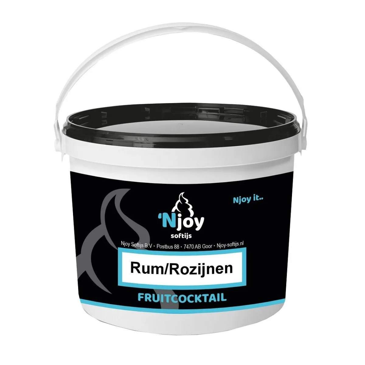 Njoy Fruitcocktail Rum/Rozijnen (1kg) Clearance