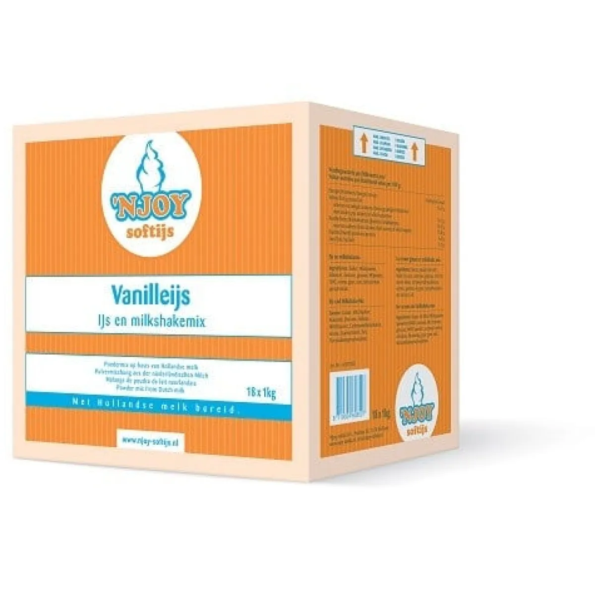 Njoy IJsmix Poeder Vanille (18x1kg) New