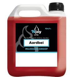 Njoy Milkshake Siroop Aardbei (2 liter) Sale