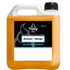 Njoy Milkshake Siroop Ananas/Mango (2 liter) New