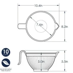 Nordic Ware Beslagkom Kunststof 2,4L (Ø19cm) Clearance