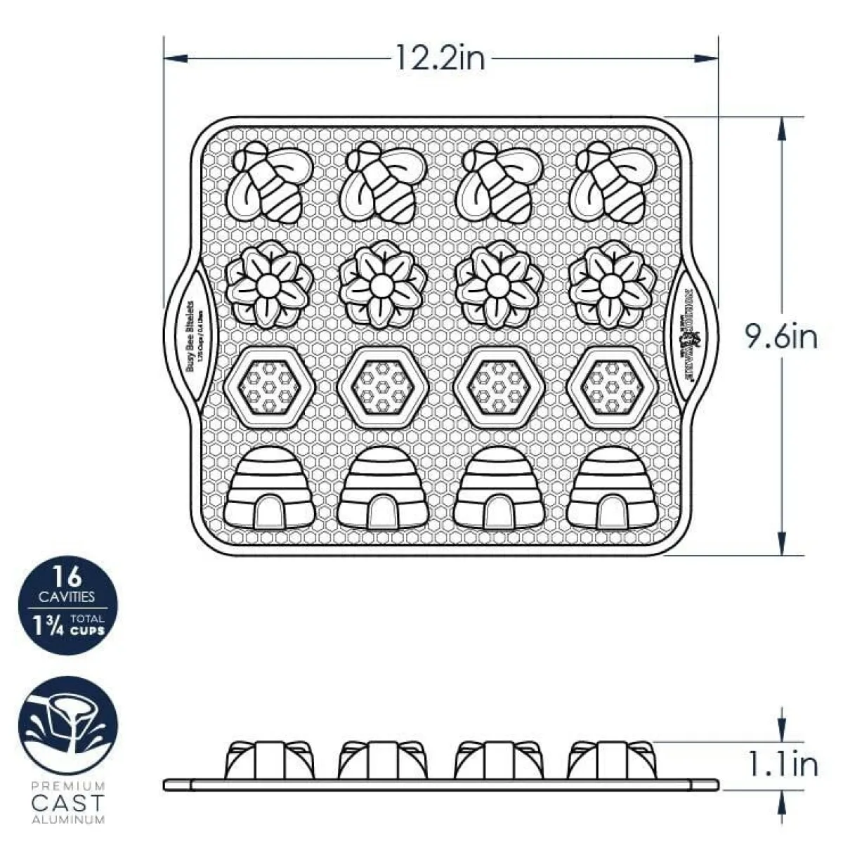 Nordic Ware Bijen Bakvorm Mini Online