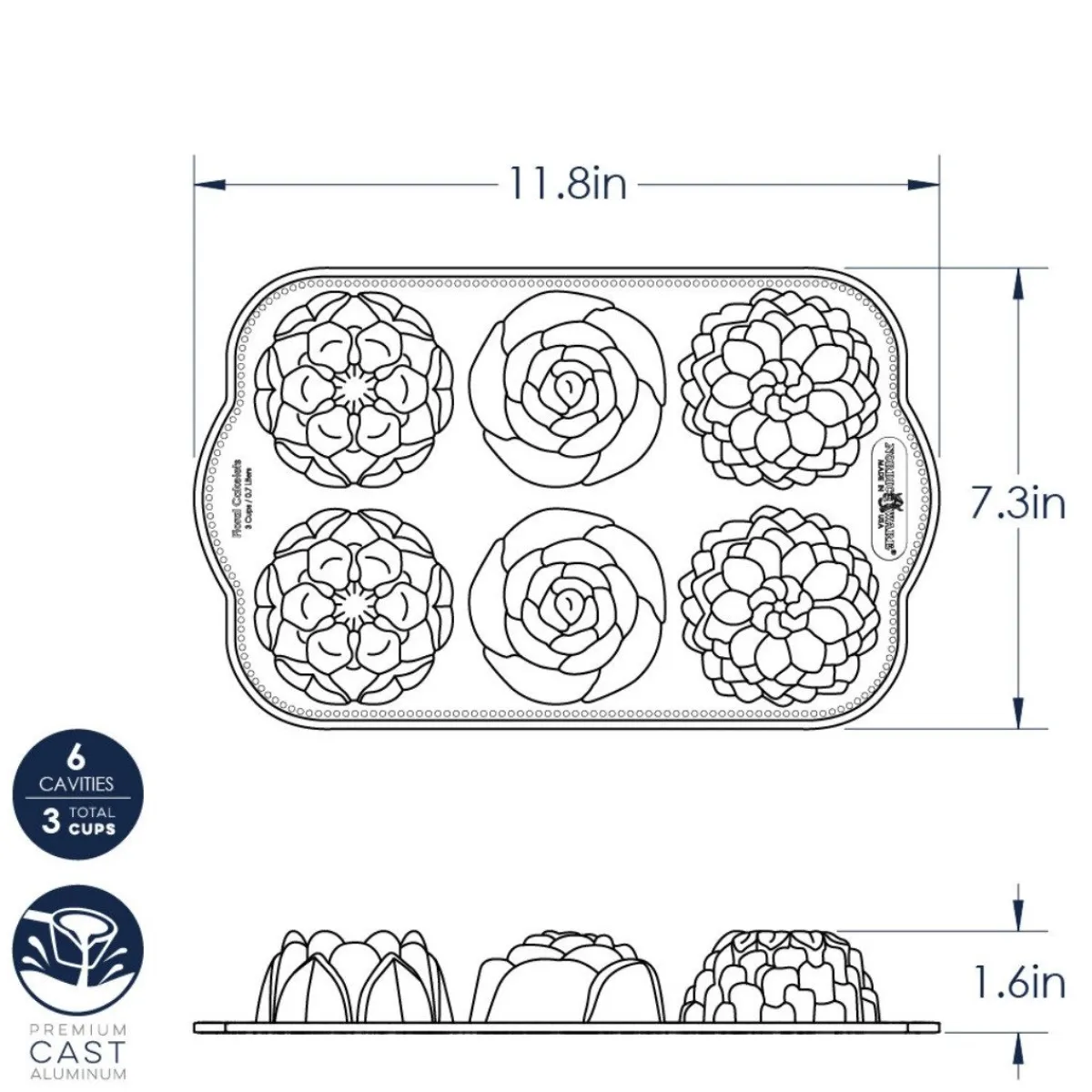 Nordic Ware Bloemen Bakvorm Outlet