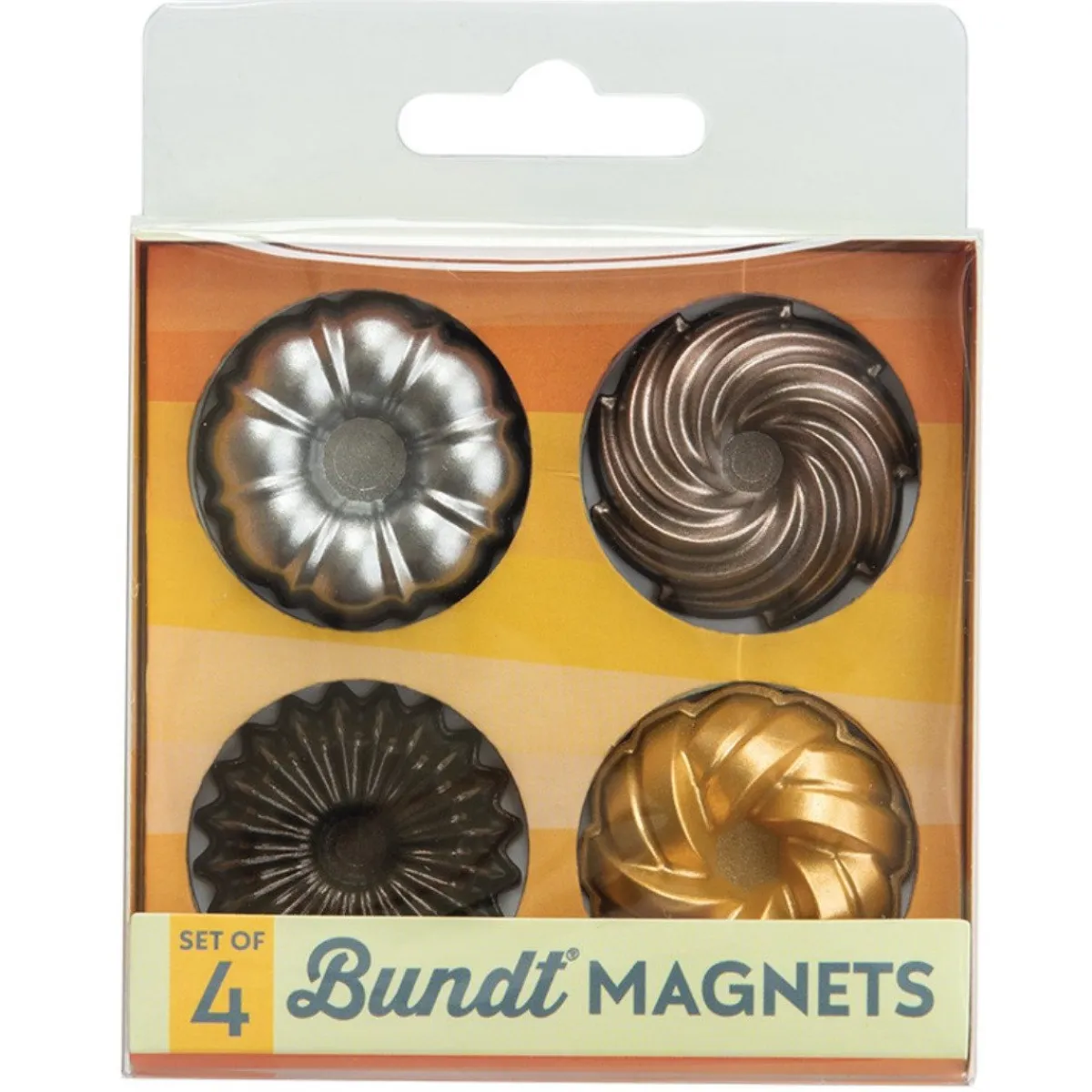 Nordic Ware Bundt Magneten Set/4 Hot