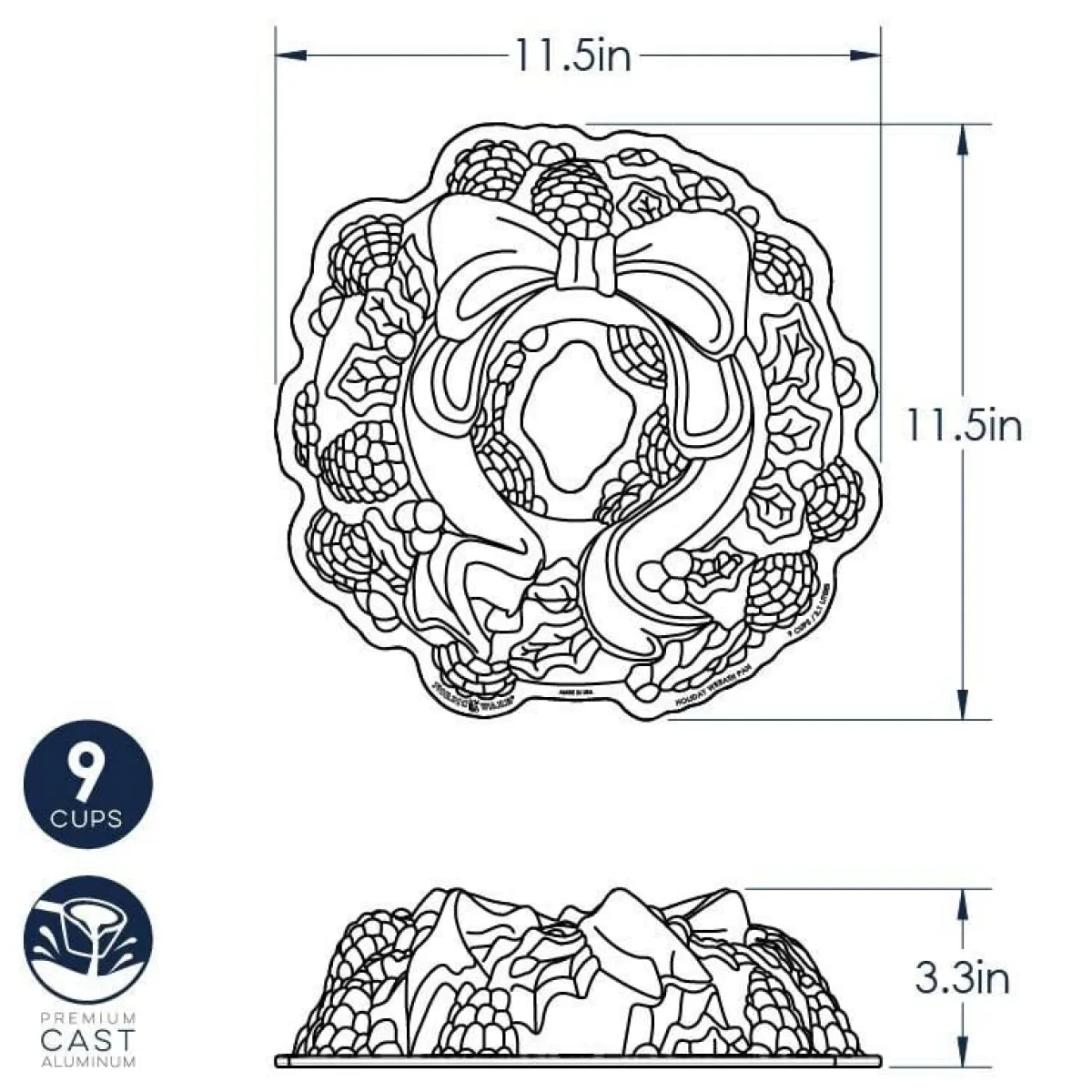 Nordic Ware Holiday Tulband Bakvorm Hot