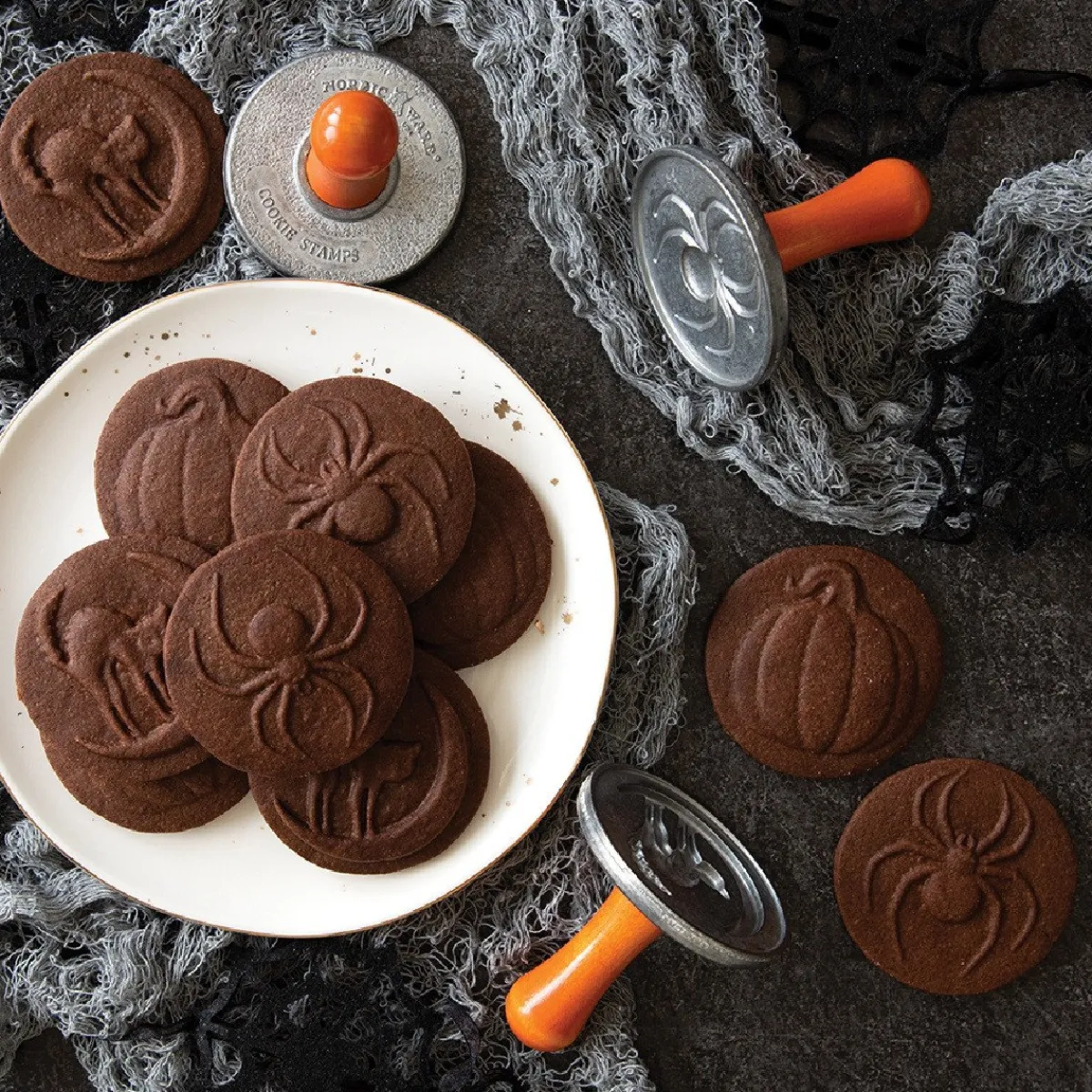 Nordic Ware Koekjesstempel Halloween Set/3 Sale