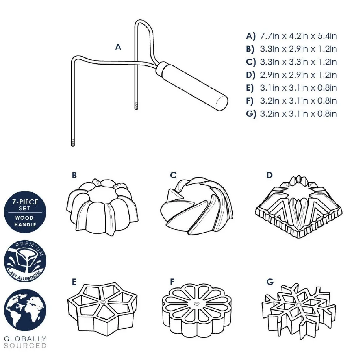 Nordic Ware Swedish Rosette & Timbale Set Online