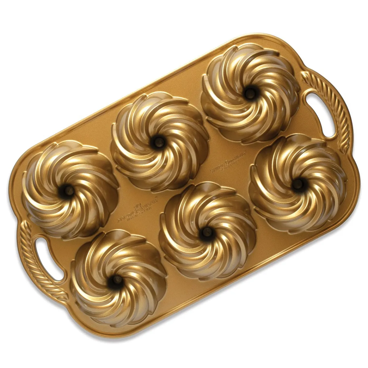 Nordic Ware Swirl Mini Tulband Bakvorm New