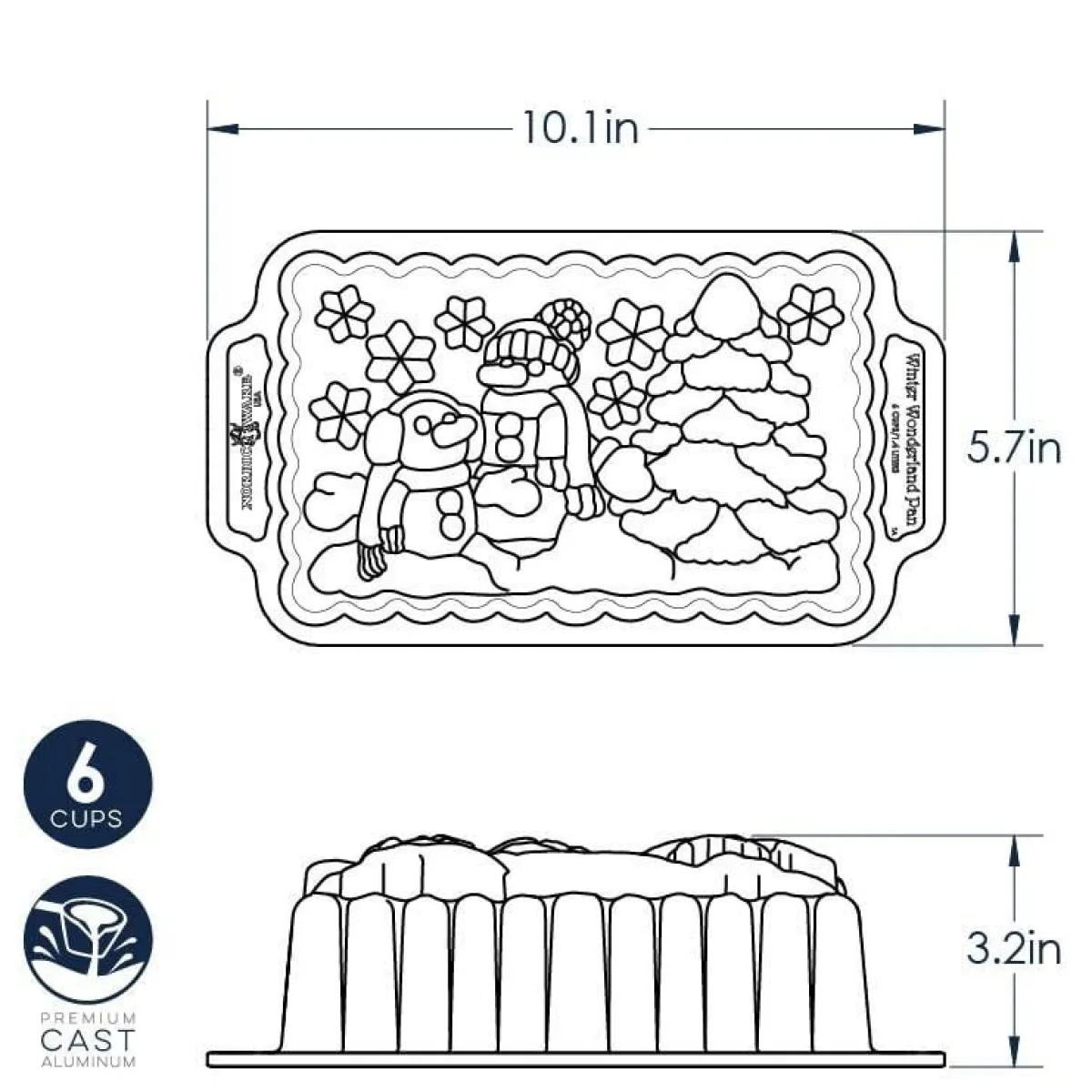 Nordic Ware Winter Wonderland Bakvorm Discount