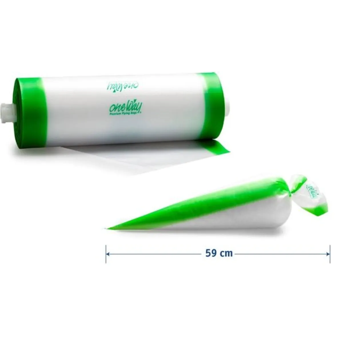 One Way Wegwerp Spuitzak Masterline Green 100st. - 59x28cm