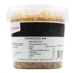 Royal Steensma Orangeade Gekonfijte Sinaasappel 4x4mm 475gr. Best