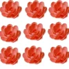 Overig Ouwel bloemen groot Rood, 30 stuks.