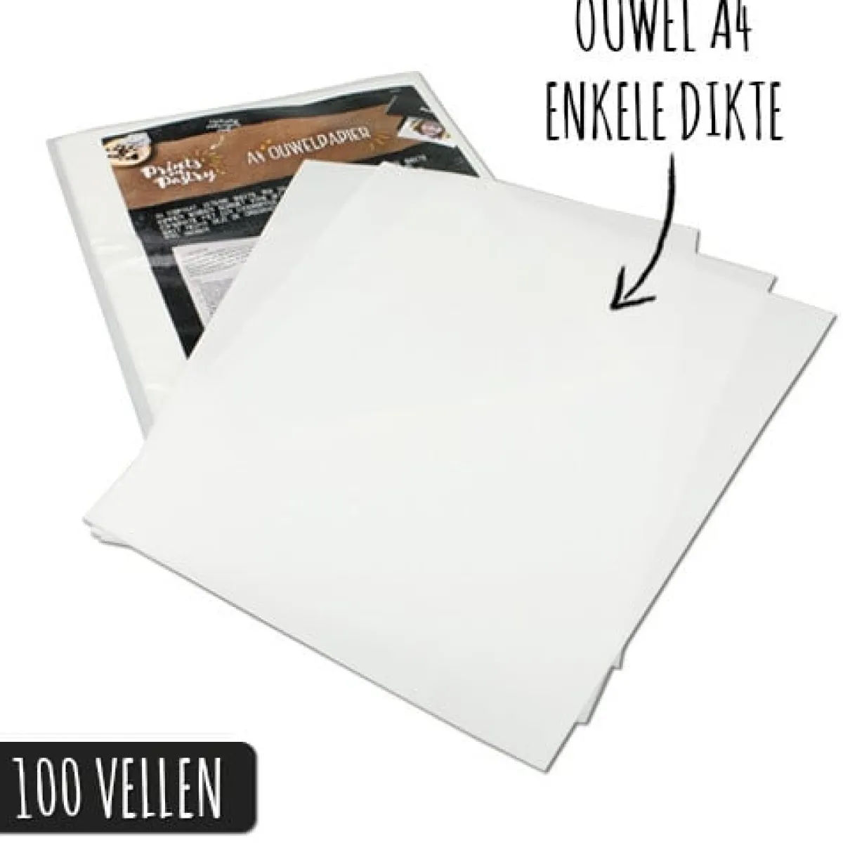 Prints on Pastry Ouwelpapier A4-formaat (100 vellen) Clearance