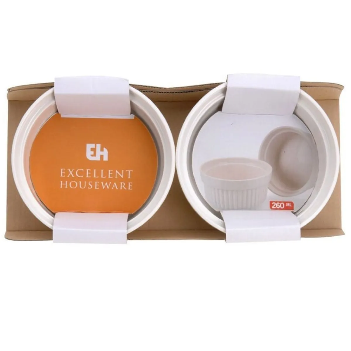 Overig Ovenschaal Porselein (Creme Brulee) Ø11x4,8cm Set/2 Best