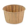 Overig Papieren Bakje Rond Bruin Ø7x4,3cm 100st. Discount