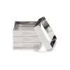 Patisse Flan/Cake ringen Vierkant RVS 8cm set/4 Best