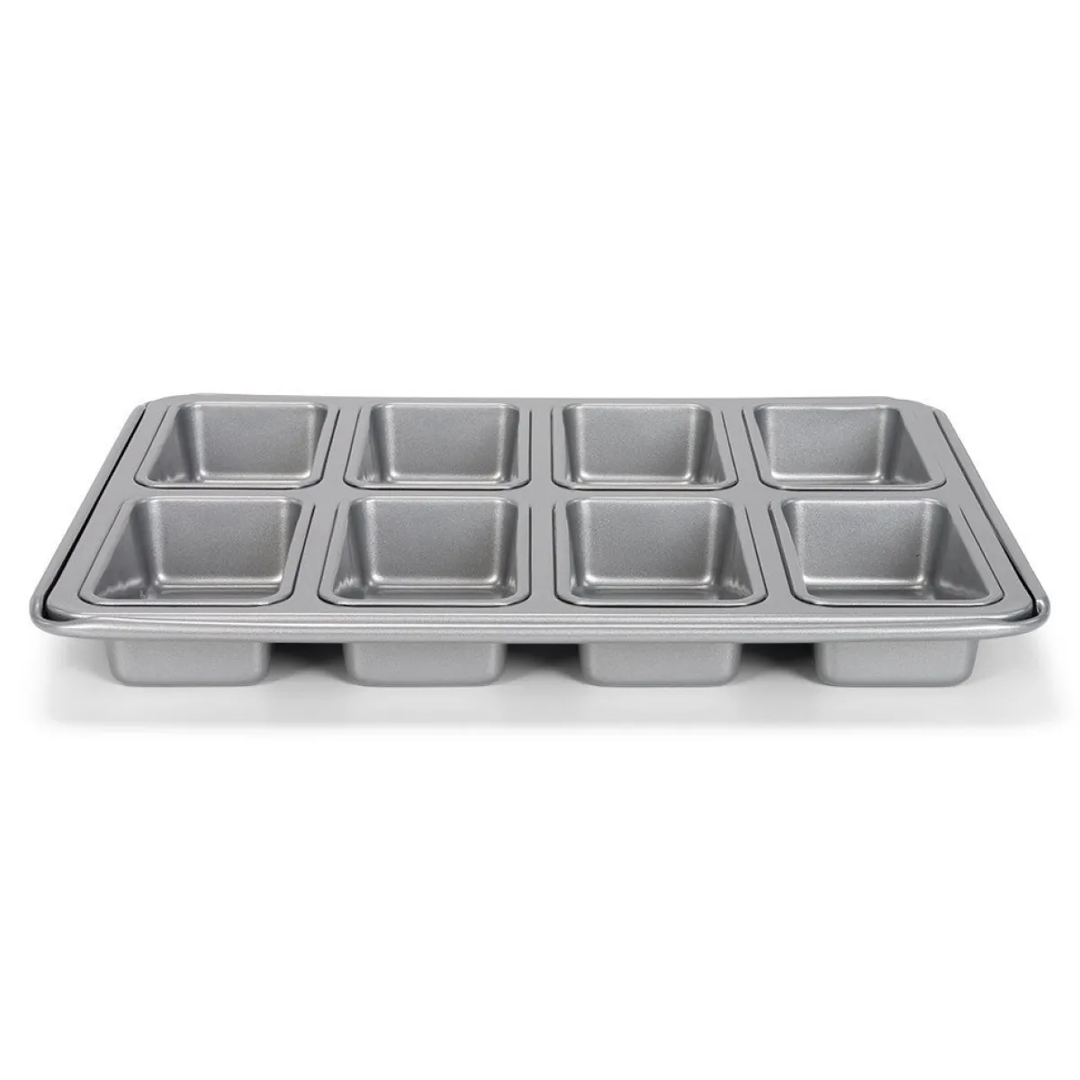 Patisse Mini Broodvorm Silver-Top 8-vaks 34x28cm Clearance