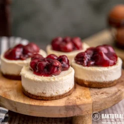Patisse Mini Cheesecake Bakvorm Losse Bodems Silver-Top Ø8cm Outlet