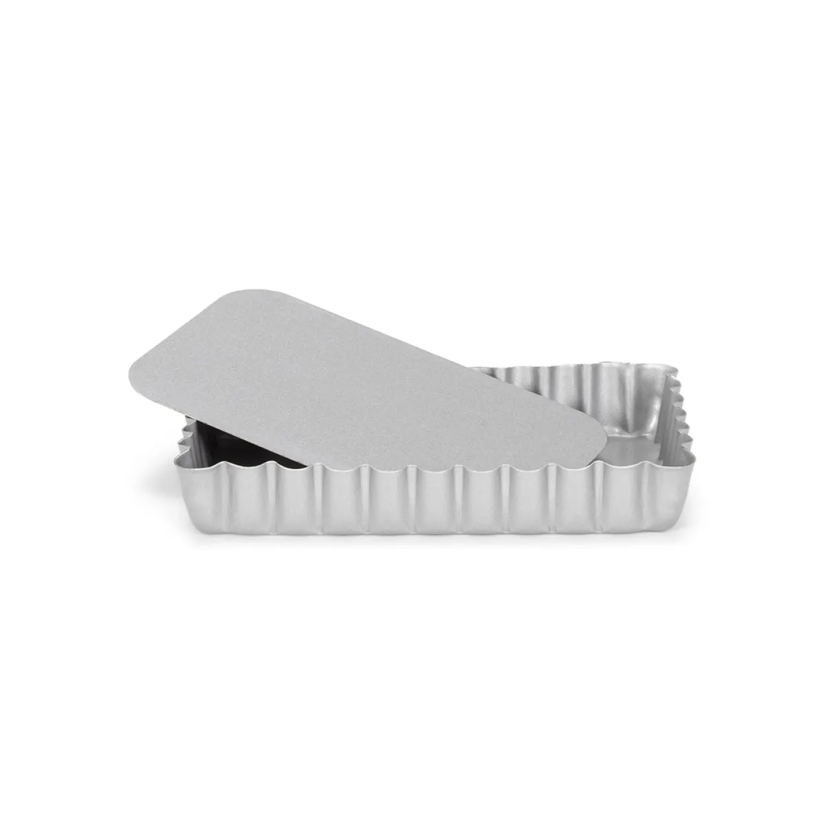 Patisse Mini Quichevorm Losse Bodem Silver-Top 13x8cm Outlet