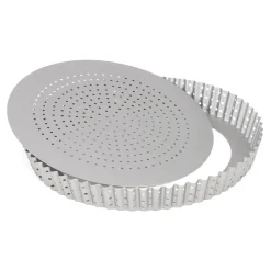 Patisse Quichevorm Geperforeerd Losse Bodem Silver-Top Ø24cm Discount