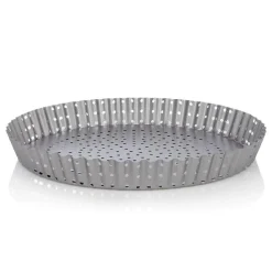 Patisse Quichevorm Geperforeerd Losse Bodem Silver-Top Ø28cm New