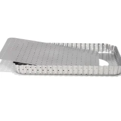 Patisse Quichevorm Geperforeerd Losse Bodem Silver-Top 32x22 New