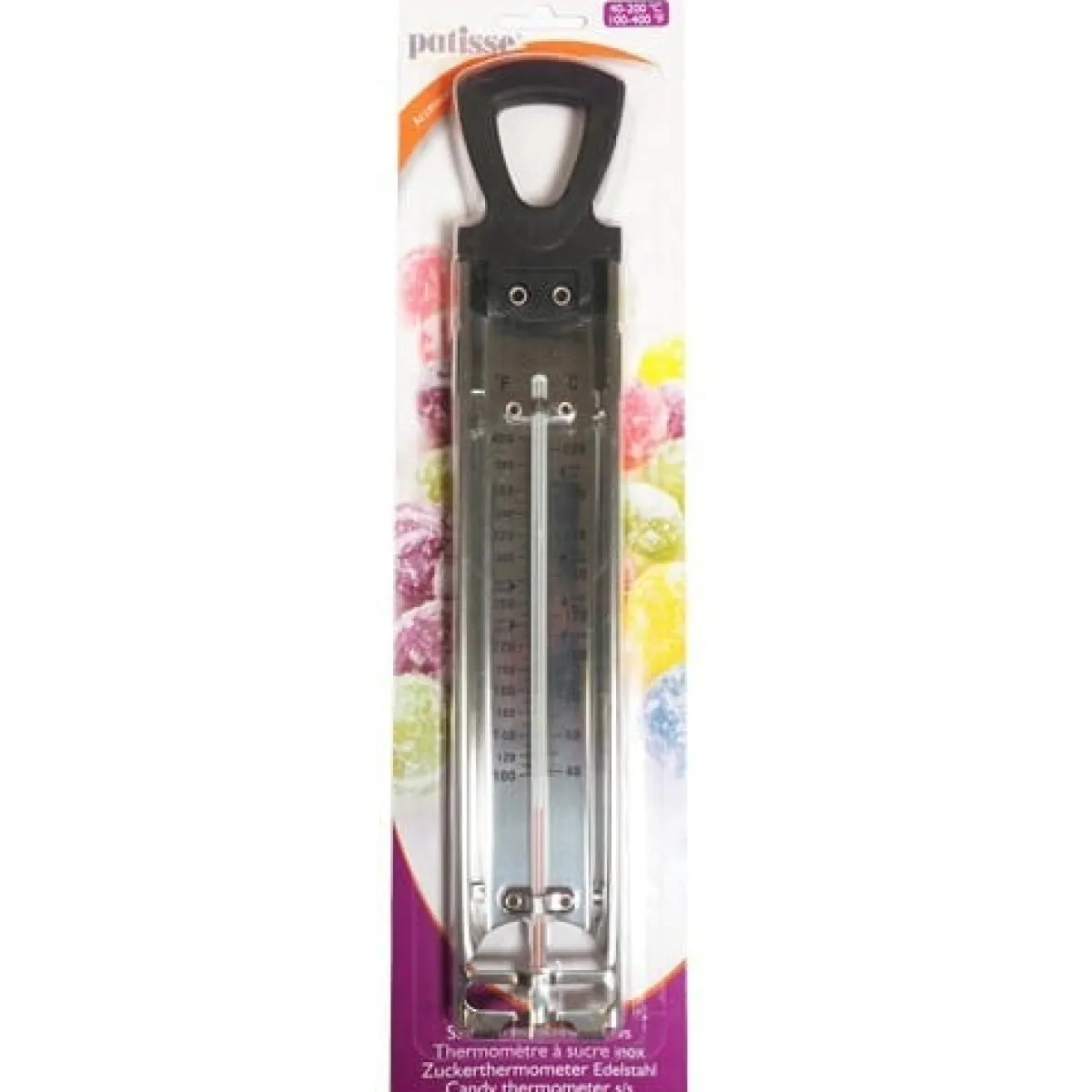 Patisse Suikerthermometer RVS +40C° tot +200°C Discount